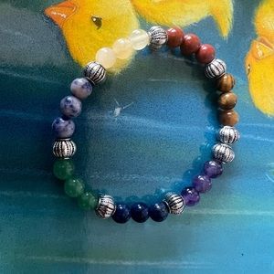 Chakra beaded bracelet
